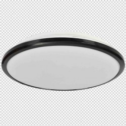Plafon TERMA BLACK 18W LED IP44 Ø280 mm