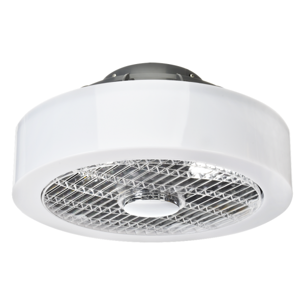 Plafoniera LED MISTRAL 45W z wentylatorem klosz mleczny