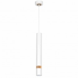 Lampa wisząca JOKER WHITE/WOOD 1xGU10
