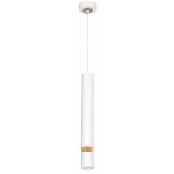 Lampa wisząca JOKER WHITE/WOOD 1xGU10