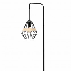 Lampa stojąca CLIFF BLACK 1xE27