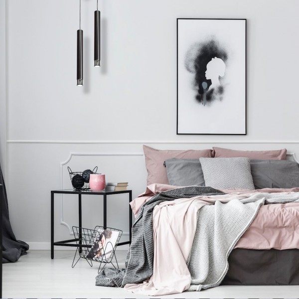 Lampa wisząca DANI BLACK/CHROME 1xGU10