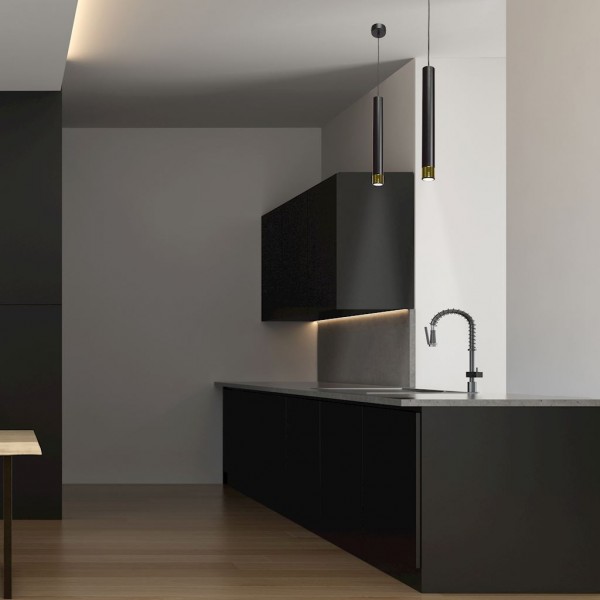 Lampa wisząca DANI BLACK/GOLD 1xGU10
