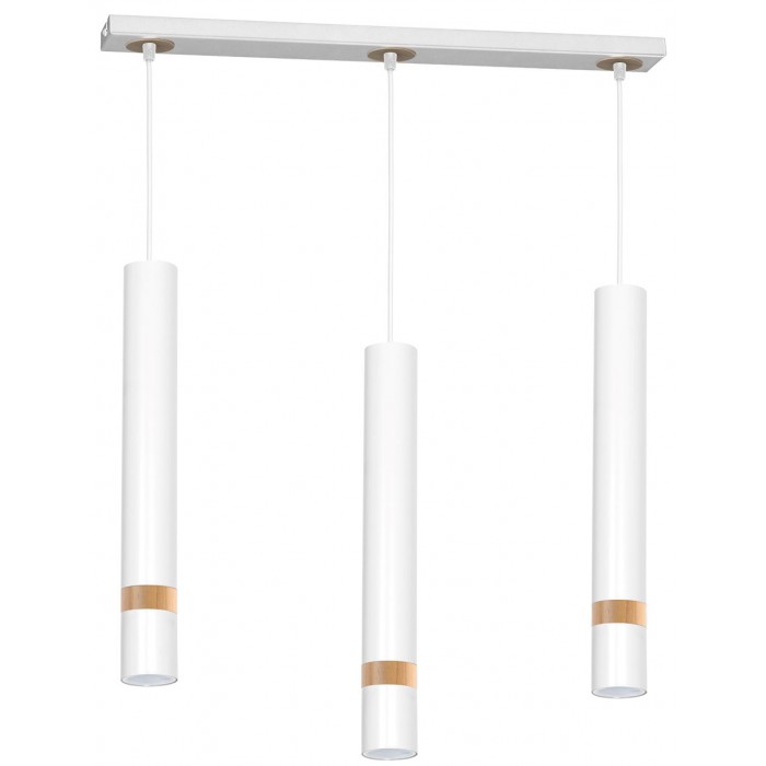 Lampa wisząca JOKER WHITE/WOOD 3xGU10 Lampa wisząca JOKER WHITE/WOOD 3xGU10