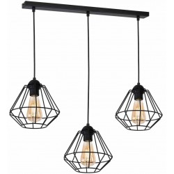 Lampa wisząca COLIN BLACK 3xE27