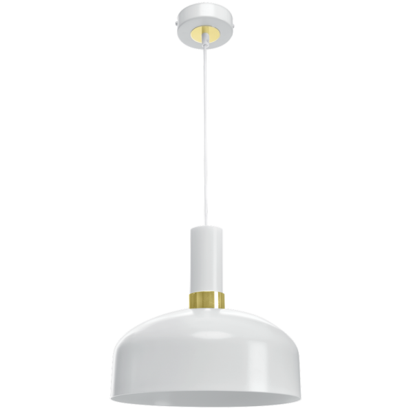 Lampa wisząca MALMO WHITE/GOLD 1xE27