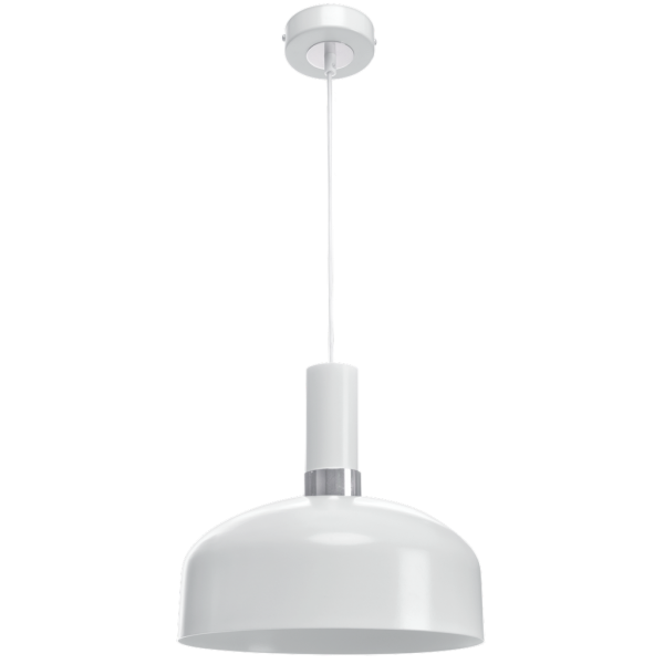 Lampa wisząca MALMO WHITE/CHROME 1xE27