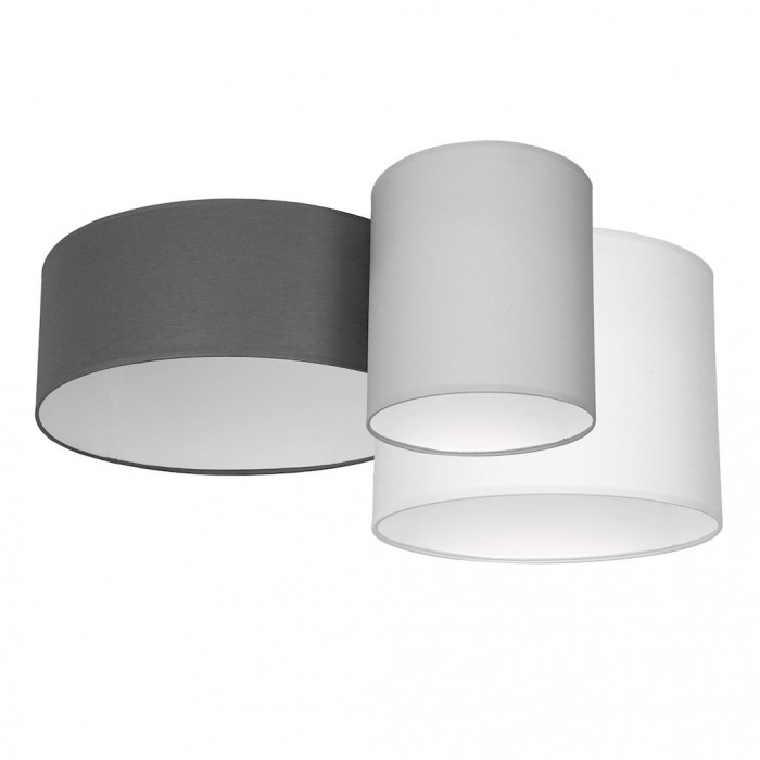 Lampa sufitowa STAN GREY 3xE27