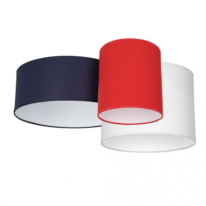 Lampa sufitowa STAN NAVY BLUE 3xE27