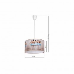 Lampa Wisząca BALLERINA 1xE27