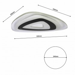 Plafon VOLTA 38W LED + PILOT