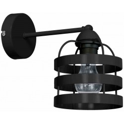 Kinkiet LARS BLACK 1xE27