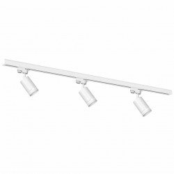 Zestaw Szynoprzewód 3xPipe Ring GU10 + Prowadnica 1,5m - Biały