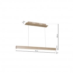 Lampa Wisząca TIMBER 18W LED