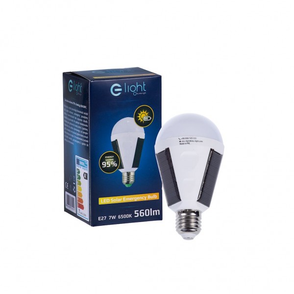 ŻARÓWKA SOLARNA 7W E27