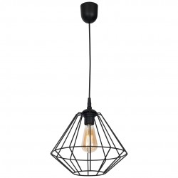 Lampa wisząca COLIN BLACK 1xE27