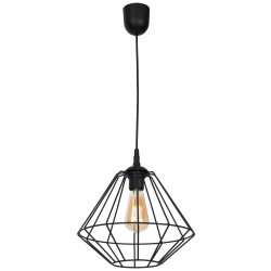 Lampa wisząca COLIN BLACK 1xE27