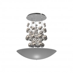 LAMPA WISZĄCA PERLA SILVER 42W LED