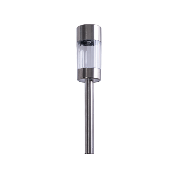 LAMPKA OGRODOWA SOLARNA INOX+PLASTIC