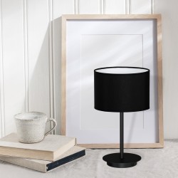 Lampka stołowa BARI BLACK 1xE27