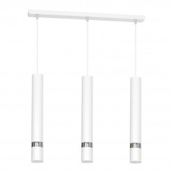 Lampa wisząca JOKER WHITE/CHROME 3xGU10