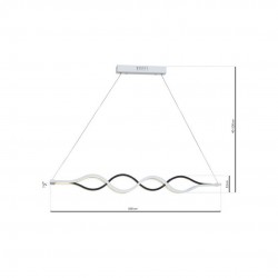 LAMPA WISZĄCA SPLIT 36W LED
