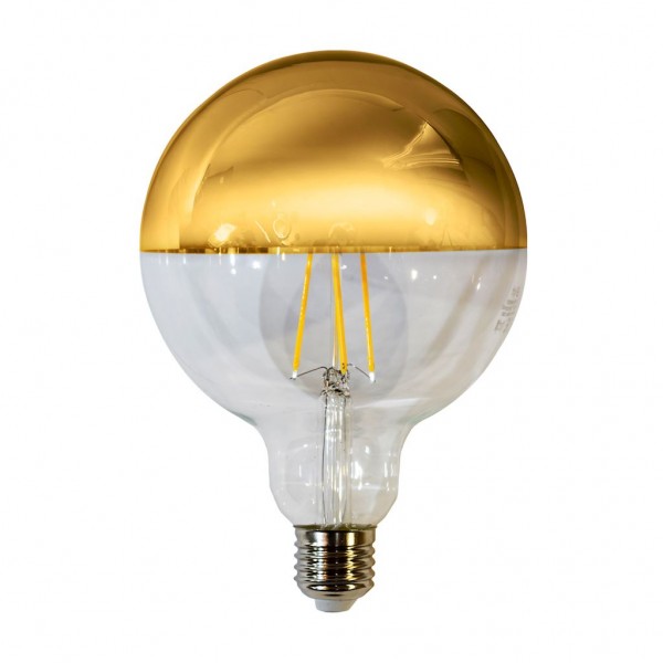 Żarówka Filamentowa LED 7,5W G125 E27 GOLD