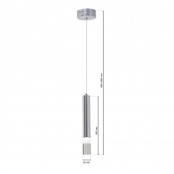 LAMPA WISZĄCA ICE 5W LED