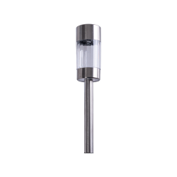 LAMPKA OGRODOWA SOLARNA INOX+PLASTIC